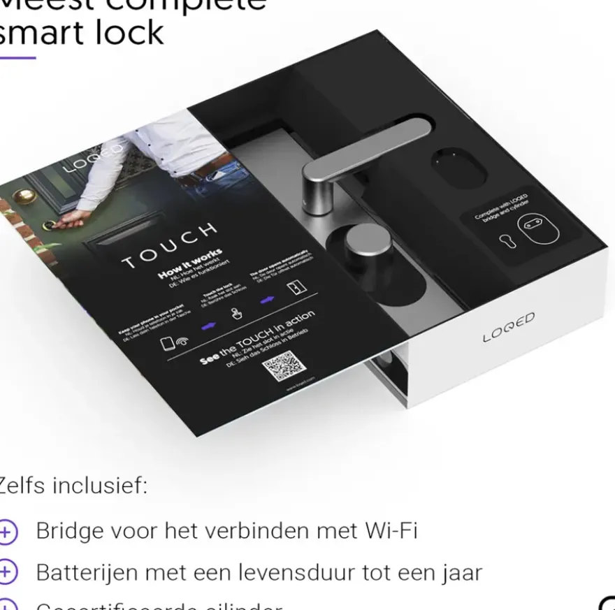LOQED Touch Edition Slim deurslot