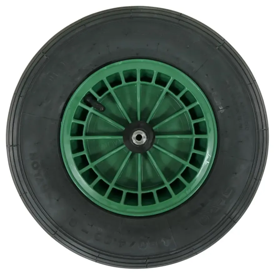 Luchtwiel groen t.b.v. kruiwagen