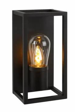 Lucide badkamer wandlamp Carlyn zwart