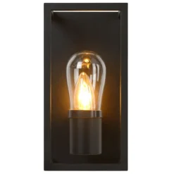 Lucide badkamer wandlamp Carlyn zwart