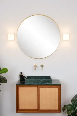 Lucide badkamer wandlamp Jelte IP44 zwart