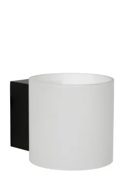 Lucide badkamer wandlamp Jelte IP44 zwart