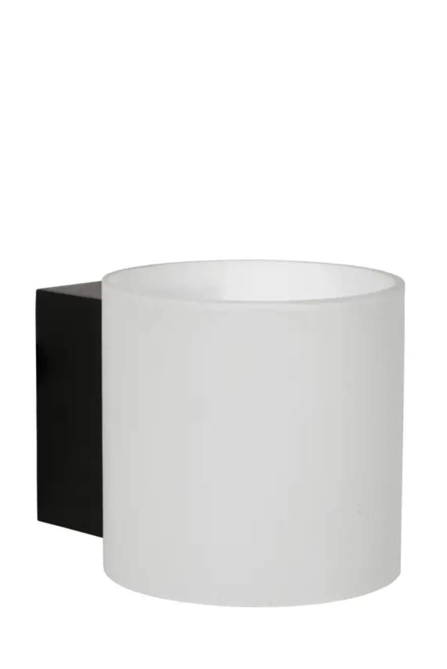 Lucide badkamer wandlamp Jelte IP44 zwart