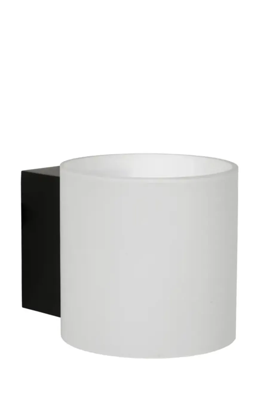 Lucide badkamer wandlamp Jelte IP44 zwart
