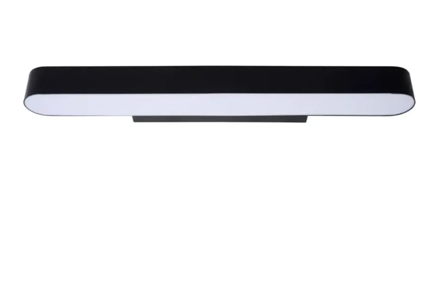 Lucide badkamer wandlamp Madelon IP44 zwart