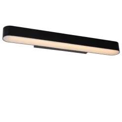 Lucide badkamer wandlamp Madelon IP44 zwart