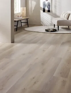 Lundia click PVC Natuur Lykke lichtbruin houtlook incl. geïntegreerde ondervloer