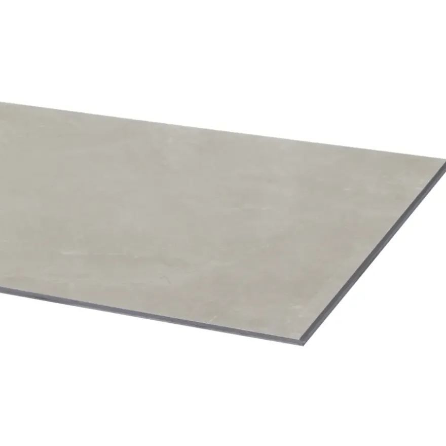 Lundia click PVC Stoer Alvor lichtgrijs steenlook