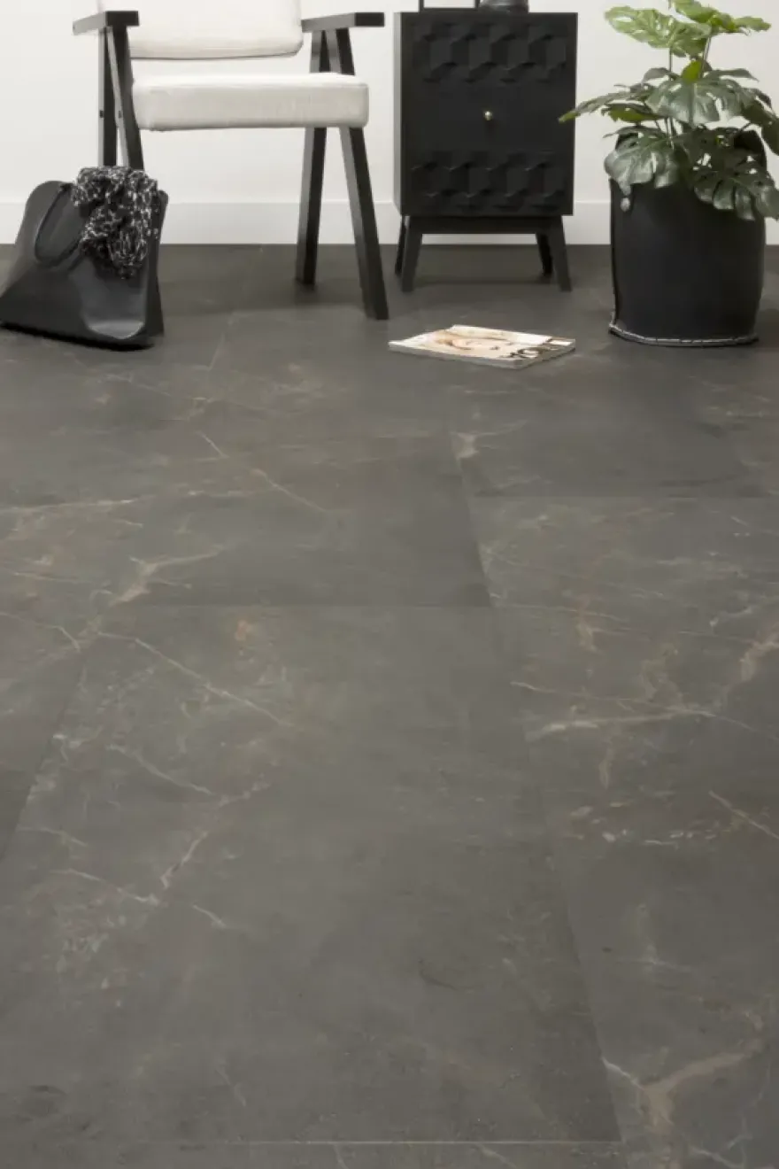 Lundia click PVC Stoer Arne donkergrijs steenlook