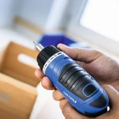 LUX accuschroevendraaier 3.6 volt met draaibaar handvat