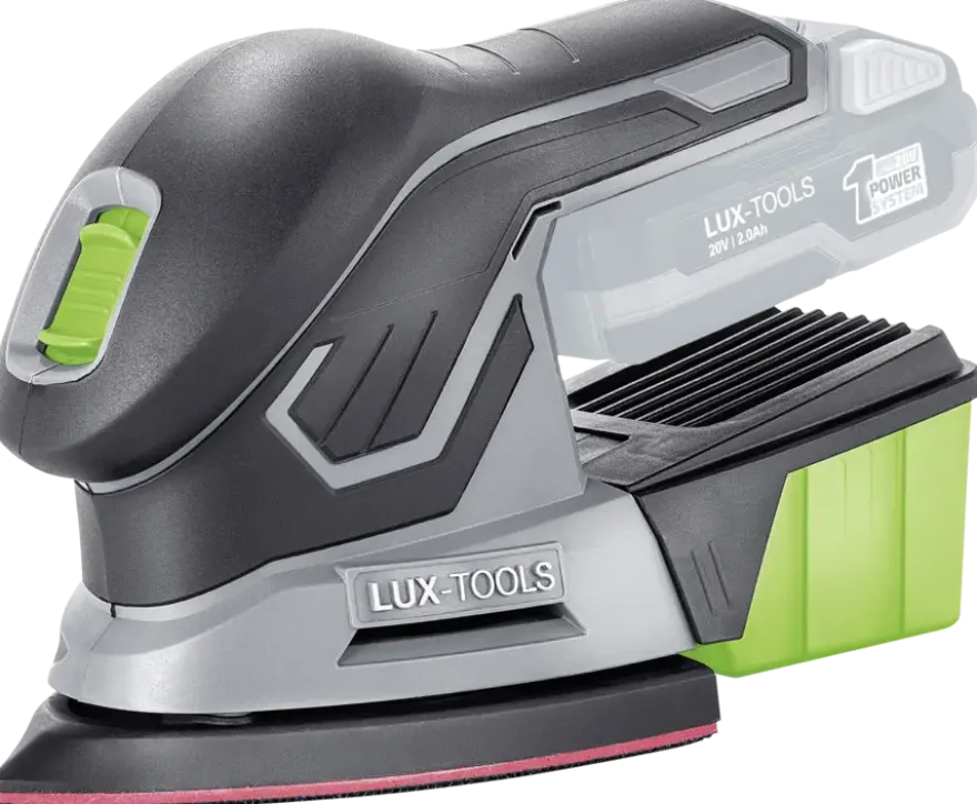 LUX 20V accu handpalmschuurmachine (zonder accu)