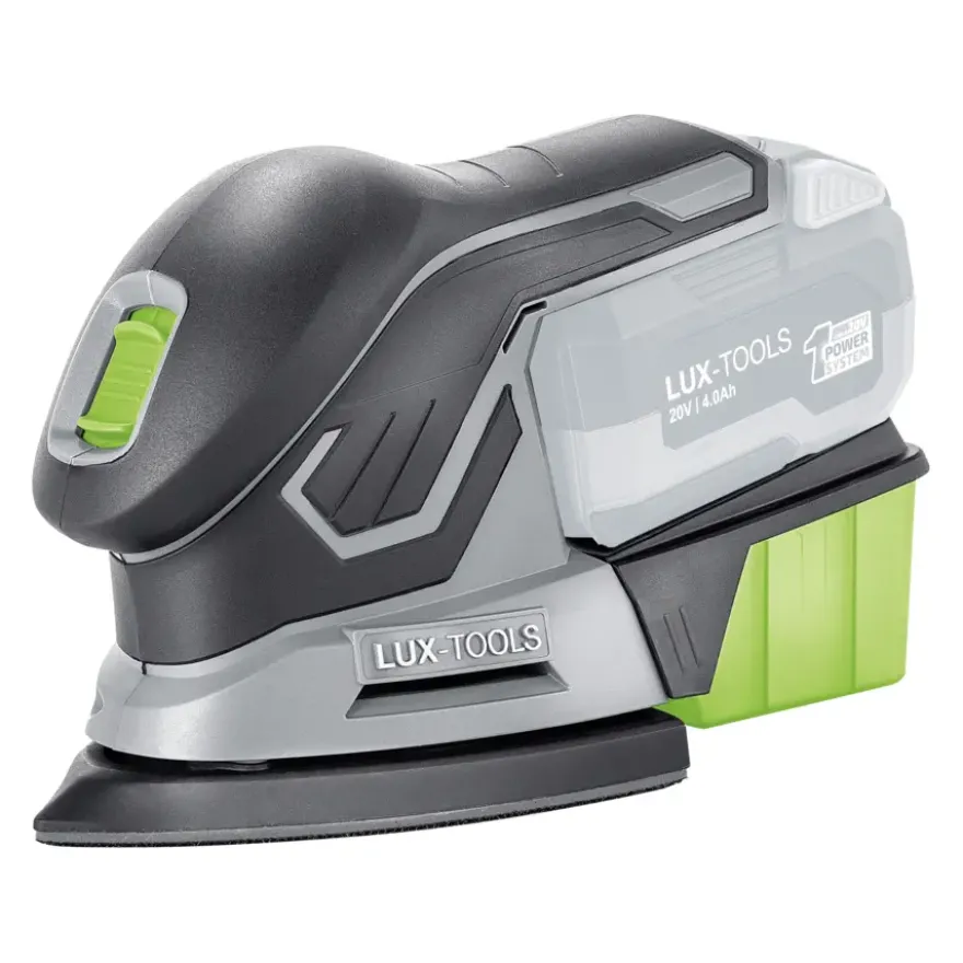LUX 20V accu handpalmschuurmachine (zonder accu)