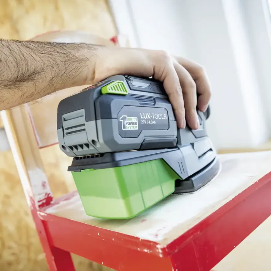 LUX 20V accu handpalmschuurmachine (zonder accu)