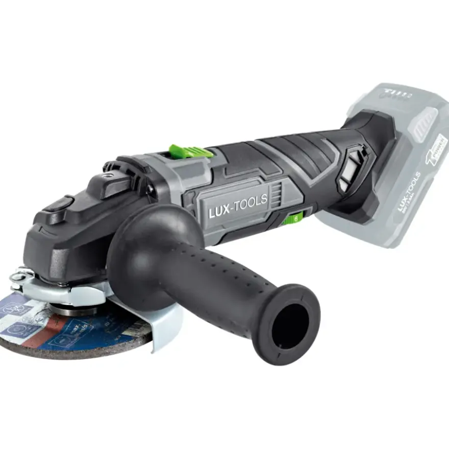 LUX 20V haakse slijper / slijptol 115mm (zonder accu)
