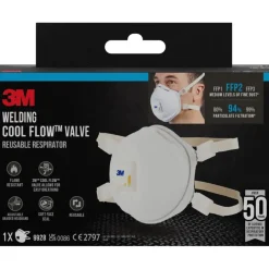 3M fijn stof masker cupvorm met uitademventiel tegen lasrook