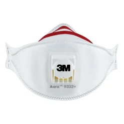 3M fijn stof masker vouwbaar met uitademventiel 9332C1 2 stuks