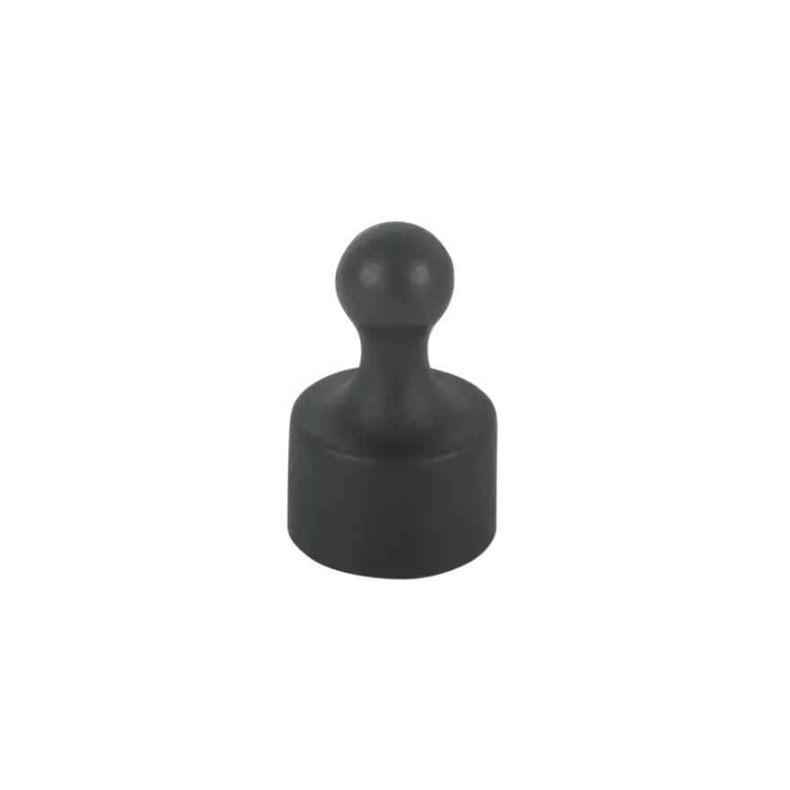 Magneet pion Neodym zwart 12x20mm 4 stuks