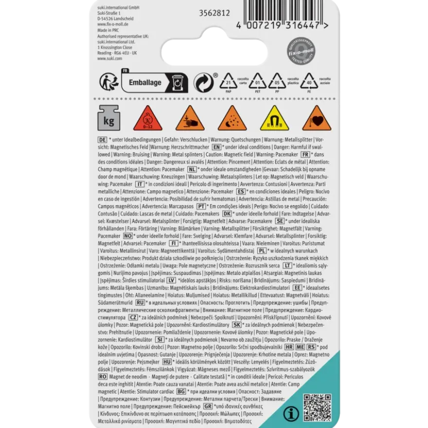 Magneetschijf Neodymium zilver 12x3mm 6 stuks