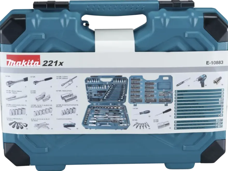 Makita accessoiresset 221-delig in koffer E-10883