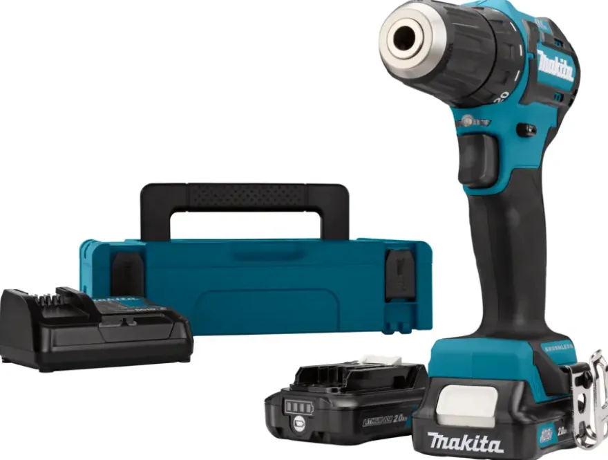 Makita accuboormachine DF332DSAJ 2 accu's lithium-ion 10.8 volt