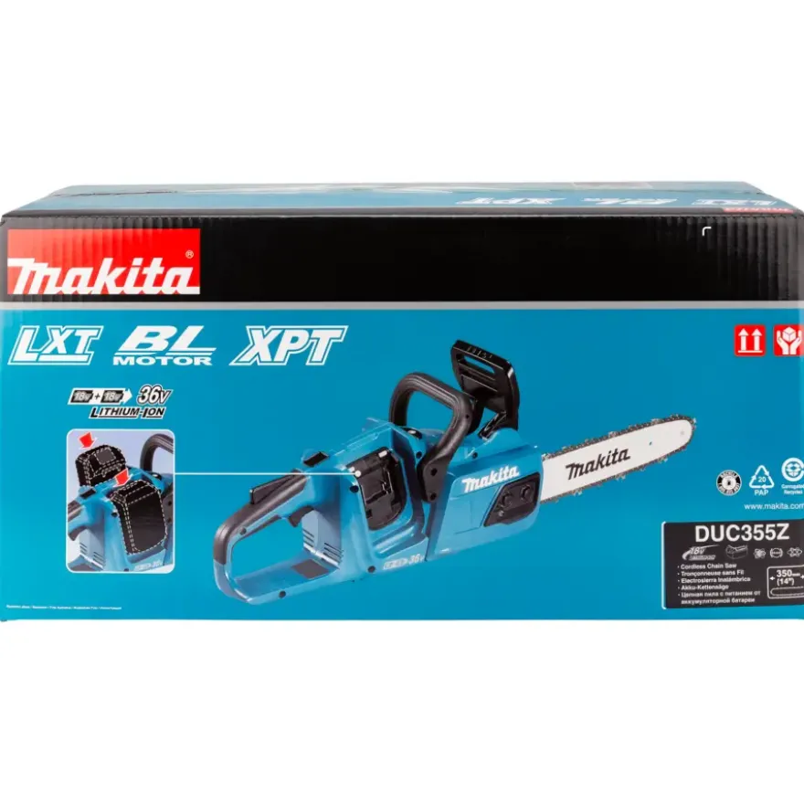 Makita accu kettingzaag 35cm 18V