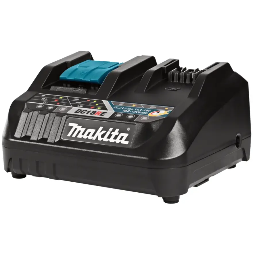 Makita LXT en CXT accu combi- oplader DC18RE