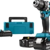 Makita 18V LXT boor-/schroefmachine DDF484RTJ (incl. 2 accu's 5.0Ah + lader)