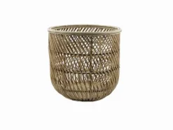 Mand rotan blond D32H35 cm