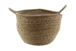 Mand zeegras naturel 39x29H31 cm