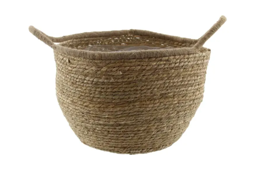 Mand zeegras naturel 39x29H31 cm
