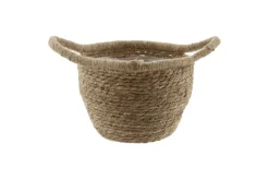 Mand zeegras naturel 25x16H20 cm