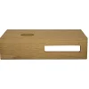 Marho Tarn wastafelblad toilet links 40 x 21 x 10 cm massief hout