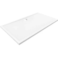 Marho douchebak rechthoek glanzend wit 160 x 90 x 4 cm