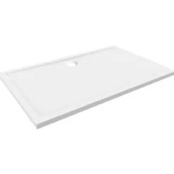 Marho douchebak rechthoek glanzend wit 140 x 90 x 4 cm