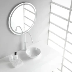 Marho Drova waskom rond 28 x 10 cm keramiek glans wit
