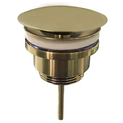 Marho fonteinset compleet links Ondine S mini zwart + geborsteld messing
