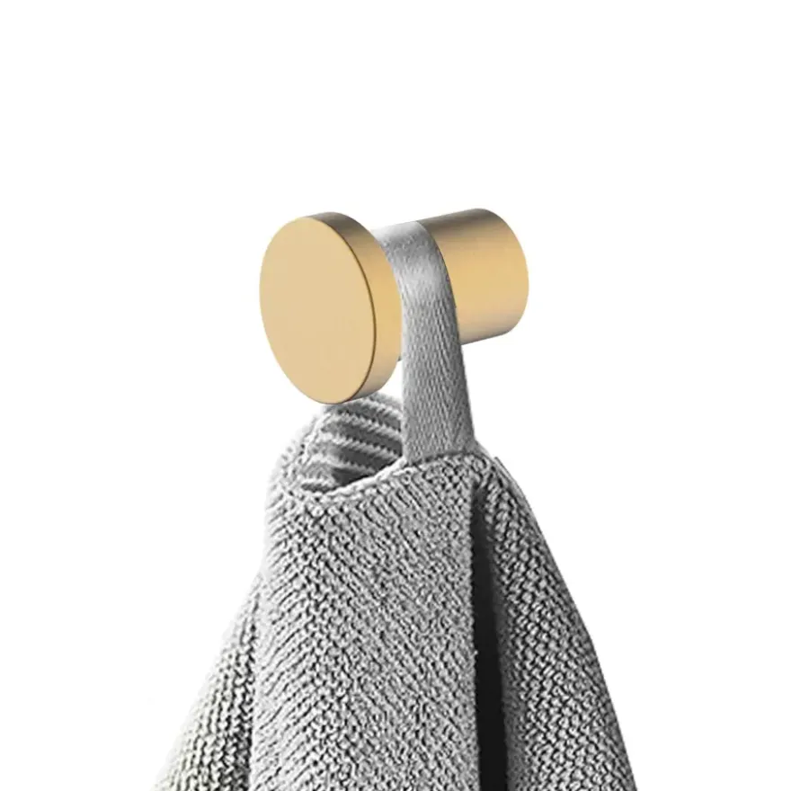 Marho Handdoekhaak Luxor klein geborsteld messing