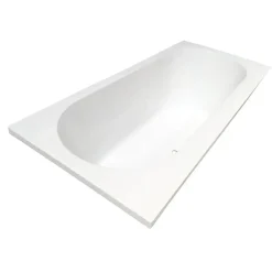 Marho Harboro inbouw duo ligbad glanzend wit 180 x 80 x 49 cm