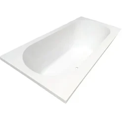 Marho Harboro inbouw duo lig bad 170 x 70 x 43 cm glans wit