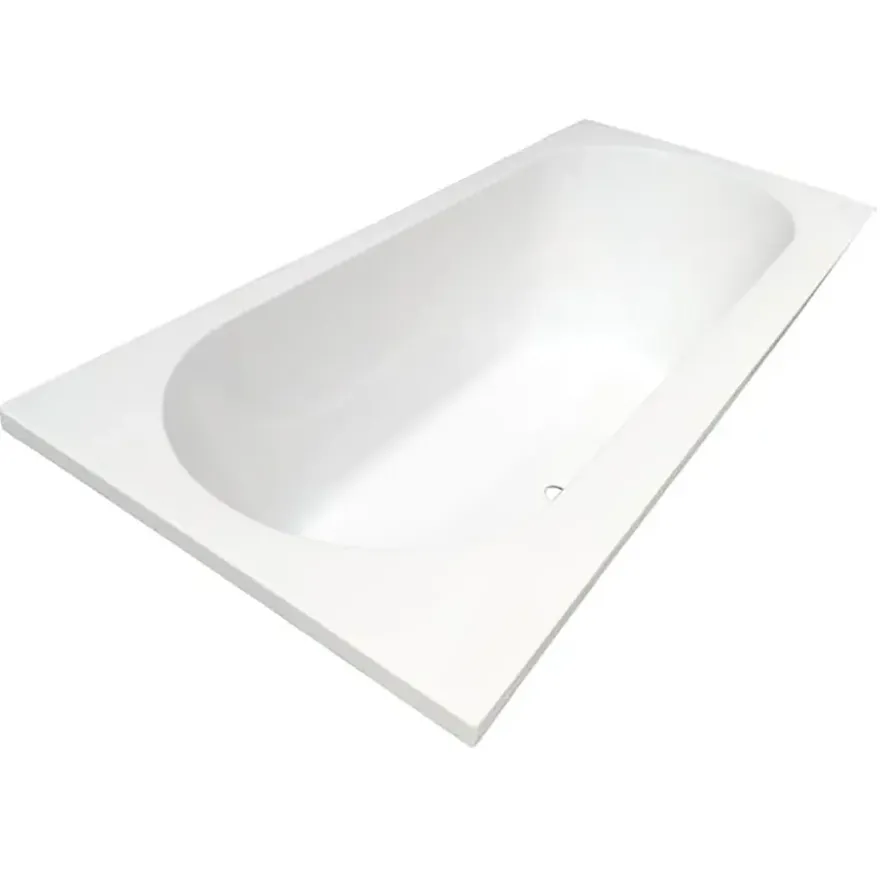 Marho Harboro inbouw duo lig bad 170 x 70 x 43 cm glans wit