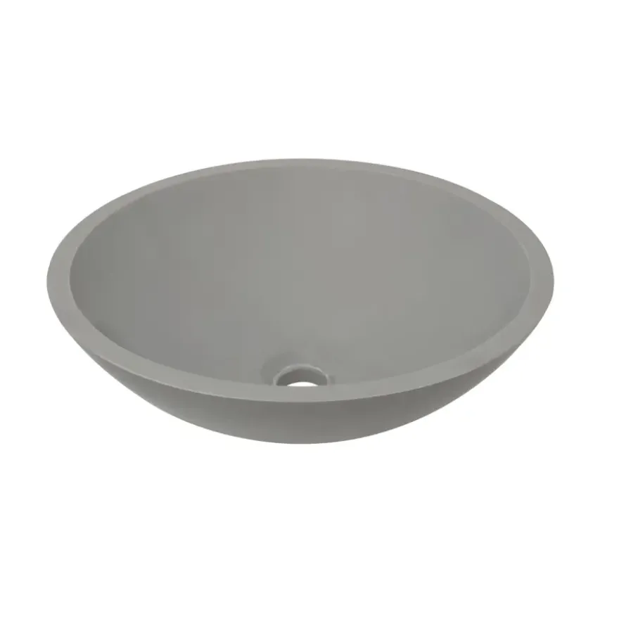 Marho Isla waskom rond 43 x 13 cm solid surface betonlook