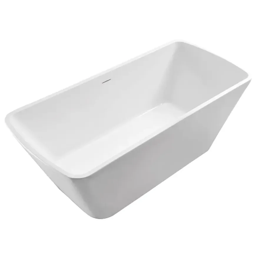 Marho Larx vrijstaand ligbad glanzend wit 170 x 78 cm