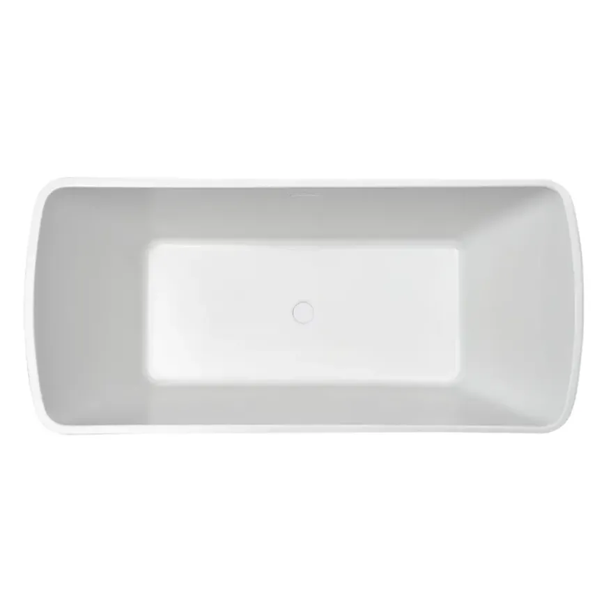 Marho Larx vrijstaand ligbad glanzend wit 170 x 78 cm