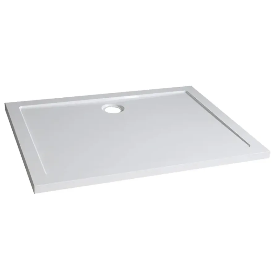 Marho Luxe douchebak rechthoek glanzend wit 120 x 90 x 4 cm