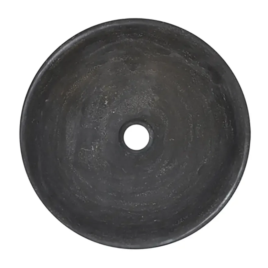 Marho Nudo waskom rond 40 x 14 cm hardsteen gezoet