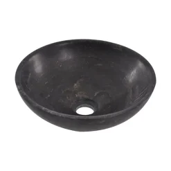Marho Nudo waskom rond 32 x 12 cm hardsteen gezoet