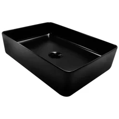 Marho Qira opzetwastafel 35 x 50 x 12 cm keramiek mat zwart