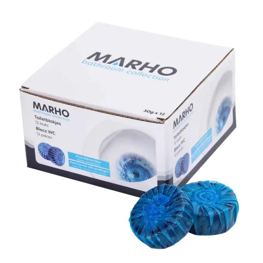 Marho Toiletblokjes 12 stuks blauw