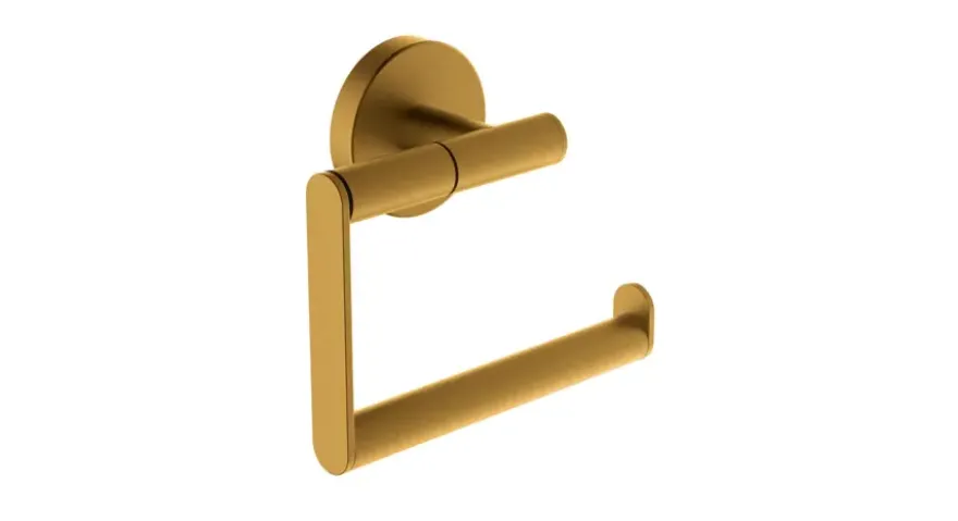 Marho Toiletrolhouder Luxor zonder klep geborsteld messing