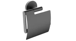 Marho Toiletrolhouder Luxor met klep gun metal